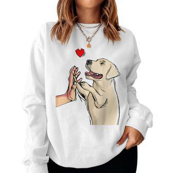 Labrador Retriever Love Golden Black Lab Mom Dad Women Sweatshirt - Thegiftio UK