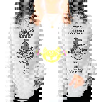Love Horses Little Miss Equestrian Horse Lover Pony Mad Women Sweatshirt - Thegiftio UK