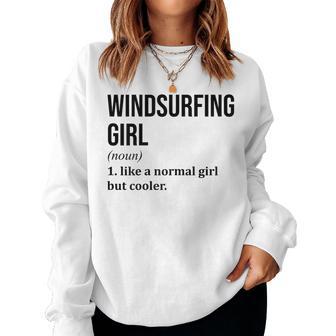 Lustige Windsurf-Kunst Für Mädchen Und Frauen Windsurfer Sweatshirt Frauen - Geschenkecke