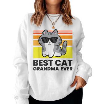 Mejor Gato Abuela Siempre Gatito Amante De Los Gatos Abuela Sudadera Mujer - Regaloses