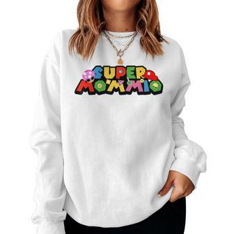 Mom Super Gamer Mommio For Women Sweatshirt - Seseable