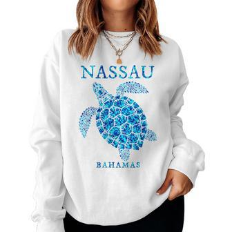 Nassau Bahamas Sea Turtle Boys Girls Toddler Souvenir Women Sweatshirt - Seseable