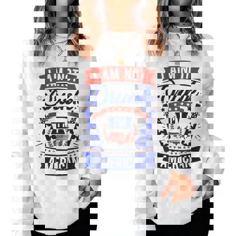 I Am Not Drunk I'm American 4Th Of July Women Sweatshirt | Seseable UK