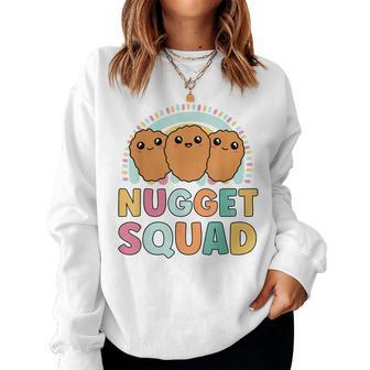 Nuggets Squad Matching For Girls Chicken Nuggets Women Sweatshirt - Monsterry DE