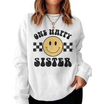 One Happy Dude 1St Birthday Sister Family Matching Women Sweatshirt - Thegiftio UK