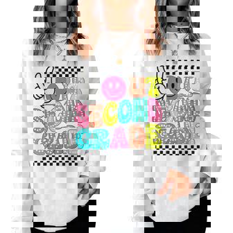 Peace Out Second Grade Last Day Of School 2Nd Grade Teacher Women Sweatshirt | Mazezy