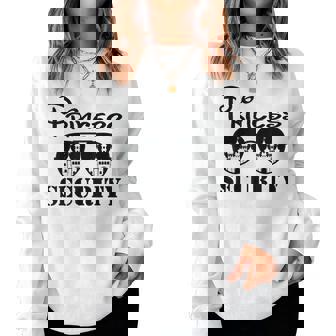 Princess Security Team Mom Dad Birthday Party Family Trip Women Sweatshirt - Seseable