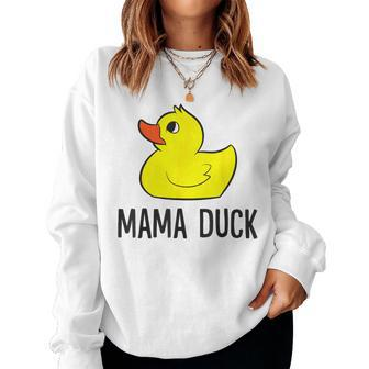 Rubber Duck Mom Mama Duck Women Sweatshirt - Monsterry UK