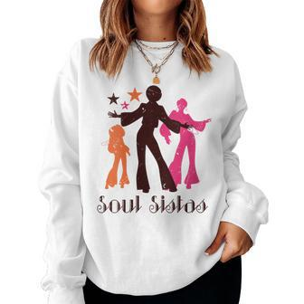 Sisters Funk Vintage 70S Costume Lover Rare Soul Music Women Sweatshirt - Monsterry CA