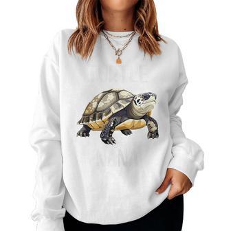 Turtle Nana Animals Lover Grandma Women Sweatshirt - Monsterry