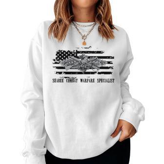 Us Navy Seabee Cb Combat Warfare Specialist Men Women Women Sweatshirt - Monsterry