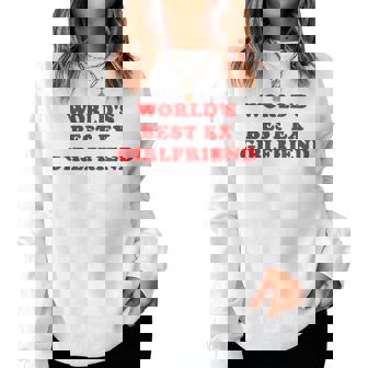 World's Best Ex Girlfriend Noël Amusant Women Sweatshirt - Cadeauxyz