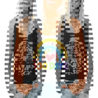 100 Days Of School Rainbow Celebration Women Tank Top | Mazezy