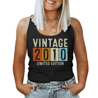 14Th Birthday For 14 Years Old Vintage 2010 Women Tank Top - Monsterry UK