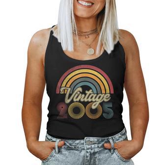 16Th Birthday For Vintage 2005 Retro Born Women Tank Top - Monsterry