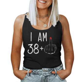 I Am 38 Plus 1 Middle Finger For A 39Th Birthday For Women Women Tank Top - Seseable