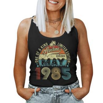39 Years Old Vintage May 1985 39Th Birthday Women Women Tank Top - Seseable