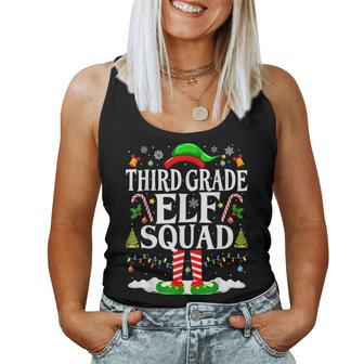3Rd Grade Elf Squad Xmas Christmas Third Grade Elf Women Tank Top - Seseable