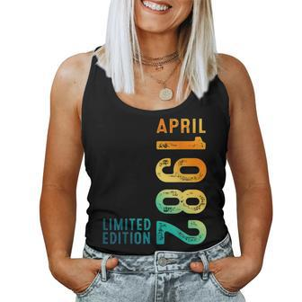 41Th Birthday For And Born In April 1982 Women Tank Top - Thegiftio UK