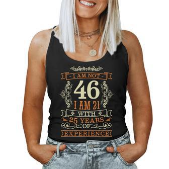 46Th Birthday Man Woman 46 Year Old Women Tank Top - Monsterry
