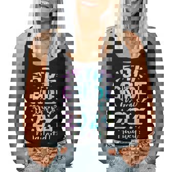 5Th Grade Nailed It Class Of 2024 Graduation Tie Dye Women Tank Top - Seseable