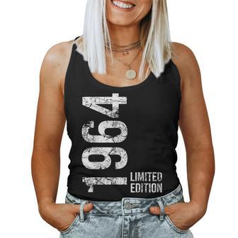 60Th Birthday 60 Years Old Man Woman Vintage 1964 Women Tank Top - Monsterry CA