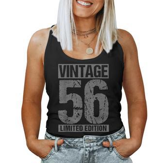 66 Years Old Vintage 1956 66Th Birthday Decoration Women Women Tank Top - Monsterry AU