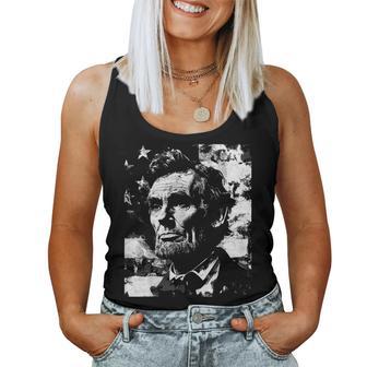 Abraham Lincoln History Teacher President 4Th Of July Women Tank Top - Monsterry UK