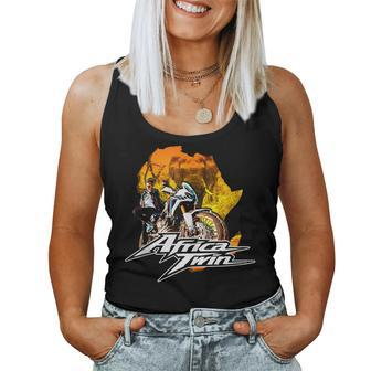 Africa Touring Twin Motorcycle Nature Woman Women Tank Top - Monsterry AU