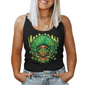 African American Leprechaun Black St Patrick's Day Women Tank Top | Mazezy