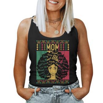 Afro African American Mom Black History Month Mother Women Tank Top - Monsterry CA