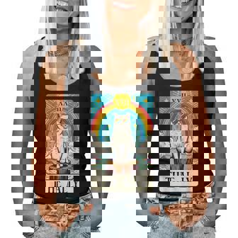 The Ally Cat Rainbow Lgbtq Tarot Card Les Gay Pride Support Women Tank Top - Thegiftio UK