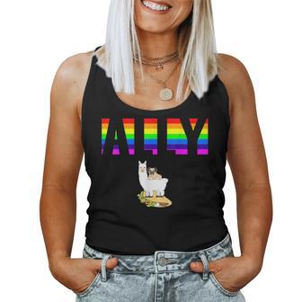 Ally Pride Lgbtq Equality Rainbow Lesbian Gay Transgender Women Tank Top - Monsterry