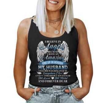 I Have An Amazing One Up In Heaven My Husband Still Missed Women Tank Top - Monsterry DE