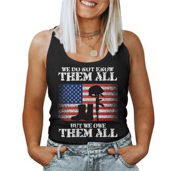 American Flag Usa Veteran's Day Memorial Day 4Th Of July Women Tank Top - Monsterry UK
