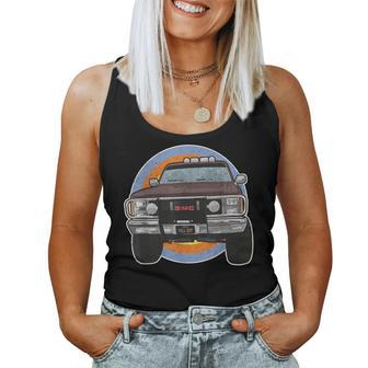 American Muscle Truck Classic Seventies Vintage Stuntman Women Tank Top - Monsterry CA
