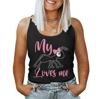 Ant My Aunt Loves Me Family For Nephew & Niece Women Tank Top - Monsterry UK