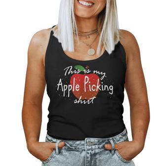 This Is My Apple Picking Fall Harvest Women Tank Top - Monsterry AU