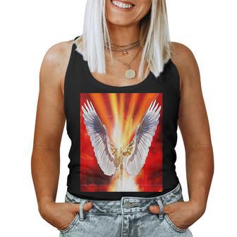 Archangel Michael Angels Wings Christian Saint Warrior Women Tank Top - Monsterry UK