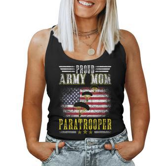 Army Paratrooper Proud Mom Airborne Usa Soldier Women Tank Top - Monsterry AU