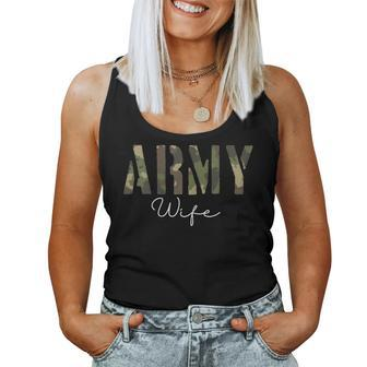 Army Wife Military Soldier Veteran Wife Women Tank Top - Monsterry DE