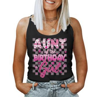 Aunt Of The Birthday Girl Doll Family Party Decorations Women Tank Top - Monsterry UK