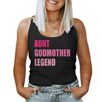 Aunt Godmother Legend Auntie Godparent Women Tank Top - Thegiftio
