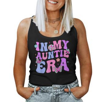 In My Auntie Era Retro Groovy Mother's Day Best Aunt Ever Women Tank Top - Seseable