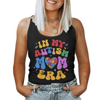 My Autism Mom Autism Awareness Groovy Retro Vintage Women Tank Top | Mazezy CA