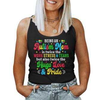 Being Autism Mom Autism Awareness Mama Of Autistic Boy Girl Women Tank Top - Monsterry AU