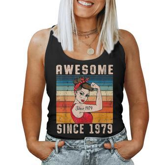 Awesome Since 1979 45Th Birthday 45 Year Old Women Tank Top - Monsterry UK