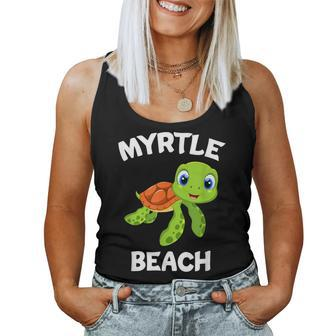 Awesome Myrtle Beach Featuring A Cute Sea Turtle Women Tank Top - Monsterry AU