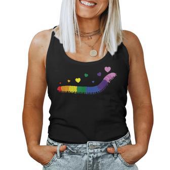 Awesome Rainbow Millipede For Lgbtq Gay Millipede Pet Owner Women Tank Top - Monsterry DE