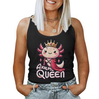 Axolotl Queen Girls Axolotl Lover Axolotl Women Tank Top - Seseable
